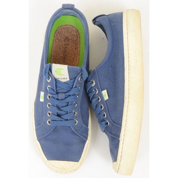 Cariuma Shadow Blue Canvas OCA LOW Men's Size 9.5 Wmns 11 - Picture 7 of 8